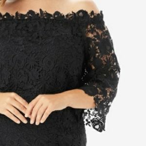 Roaman's plus Size 14w black dress